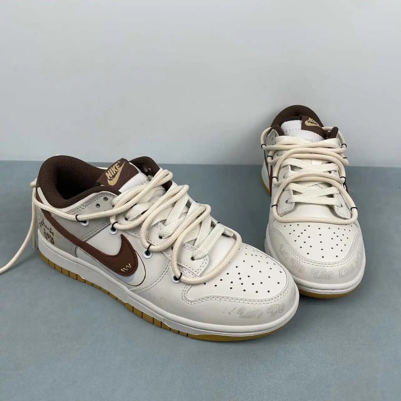Nike Dunk Low Off-White Brown Color-Blocked – HM3695-071 thumbnail 2