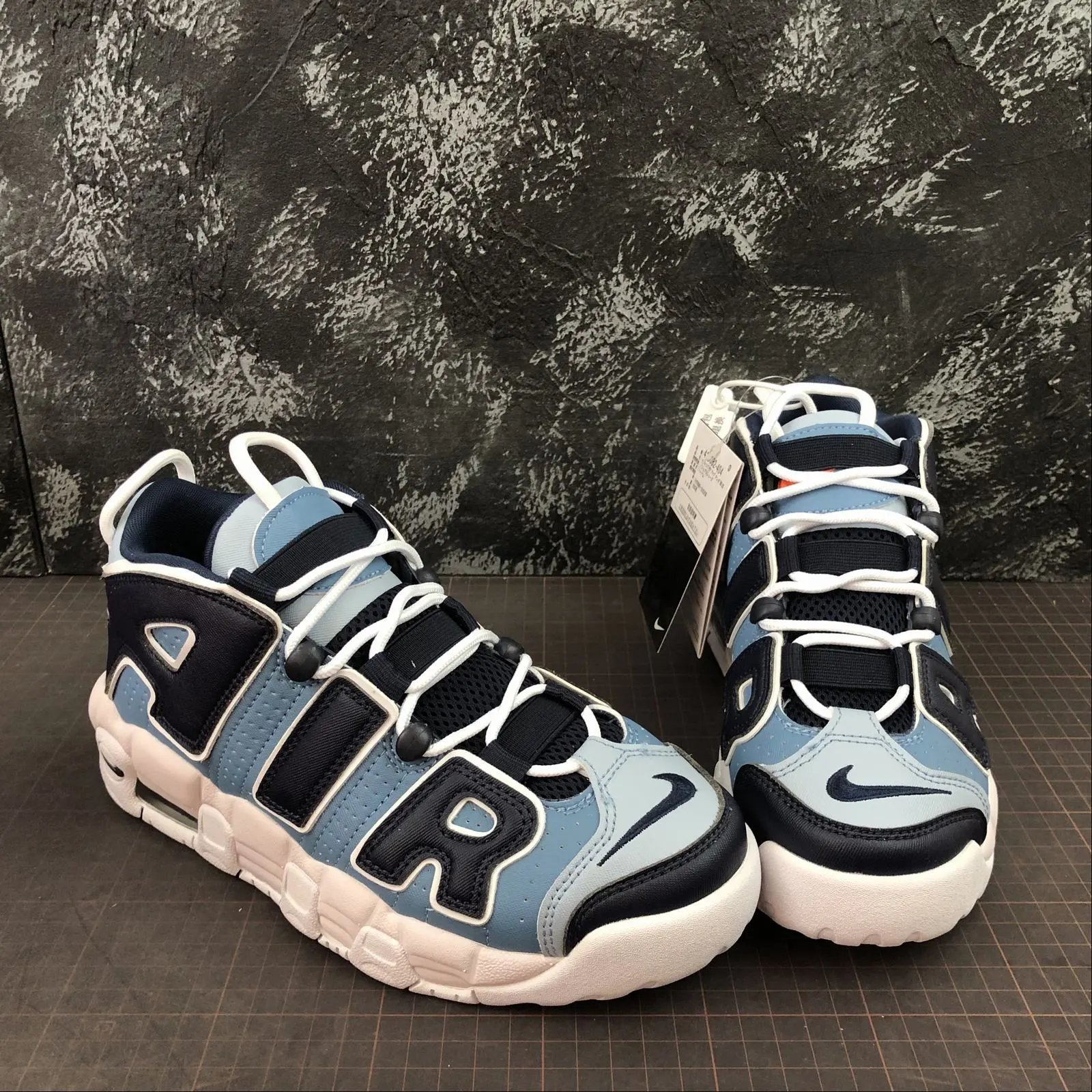 Nike Air More Uptempo Navy Blue thumbnail 2