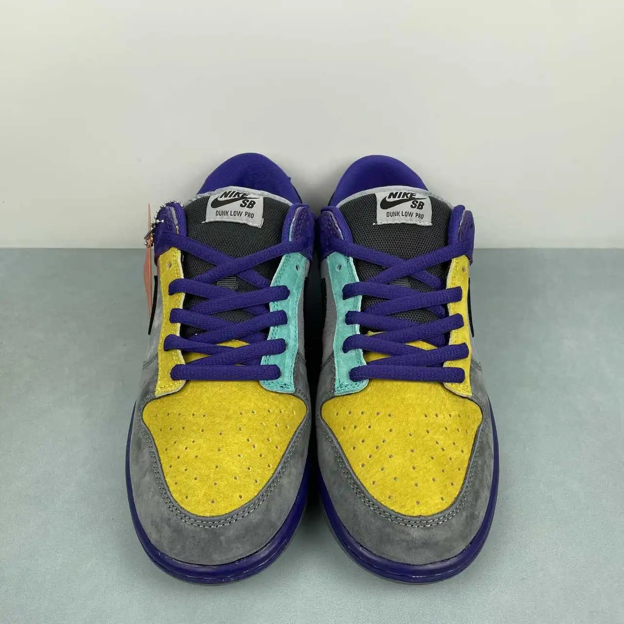 Nike Dunk Low Purple Yellow Grey Black Color-Blocked – HQ8487-600 thumbnail 3