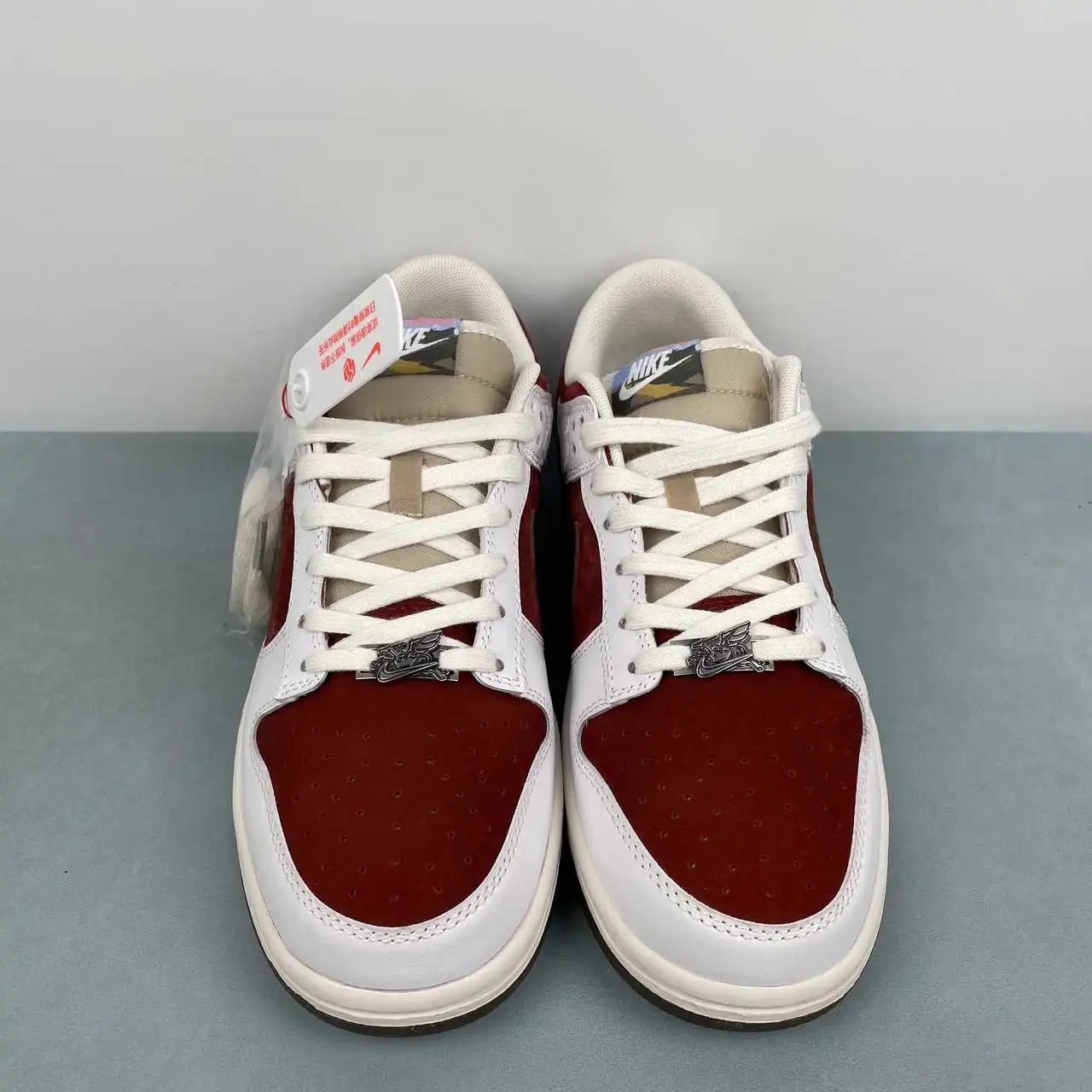 Nike Dunk Low Red White Brown Color-Blocked – IQ1118-220 thumbnail 3