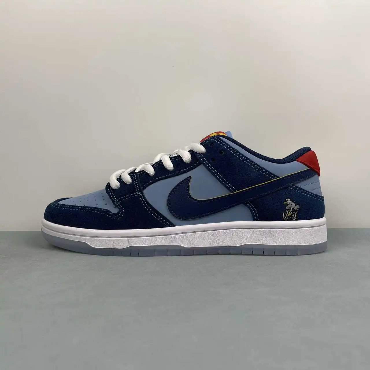 Nike Dunk Low Red Blue Color-Blocked – DX5549-400 thumbnail 4