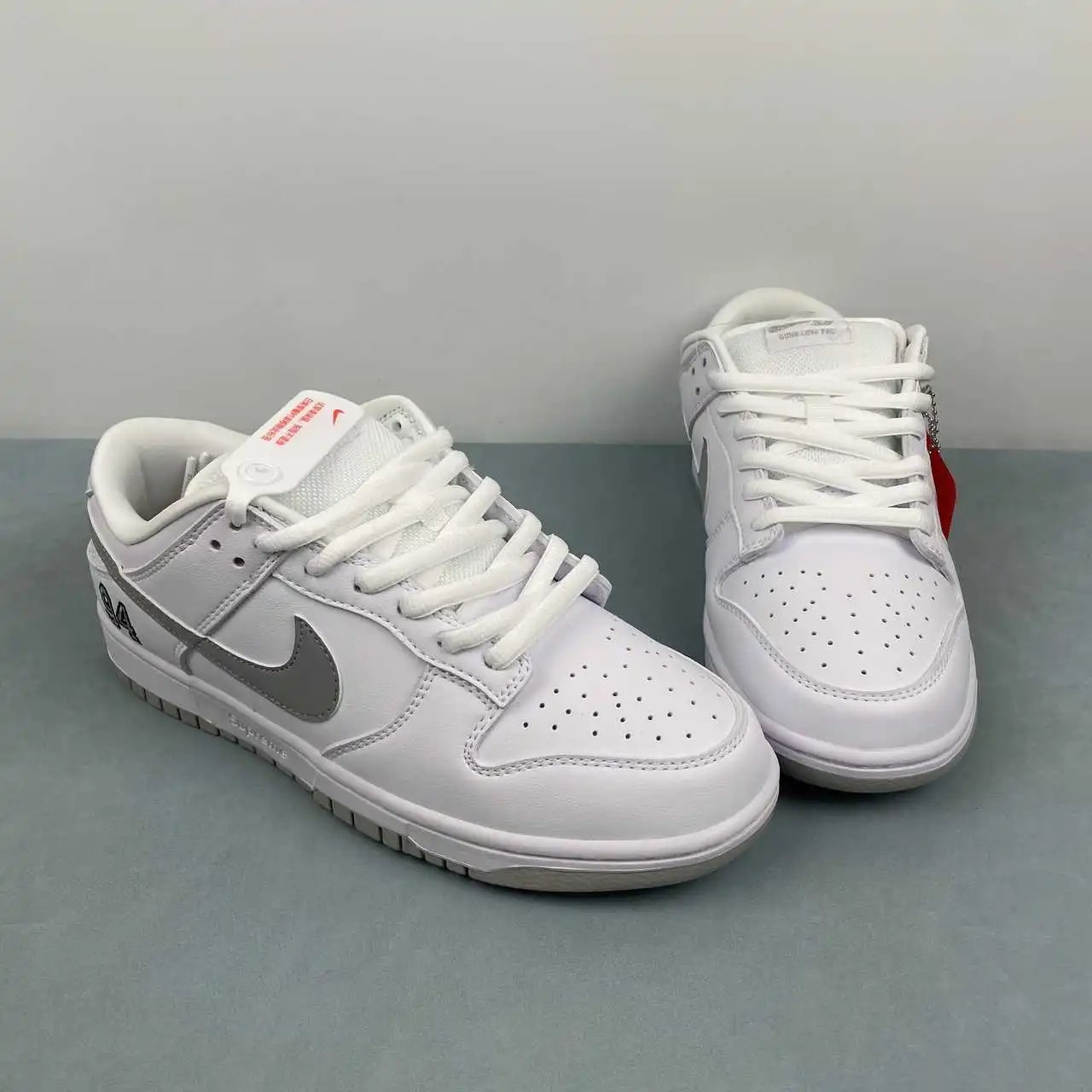 Nike Dunk Low Grey White Color-Blocked – HQ8487-100 thumbnail 2
