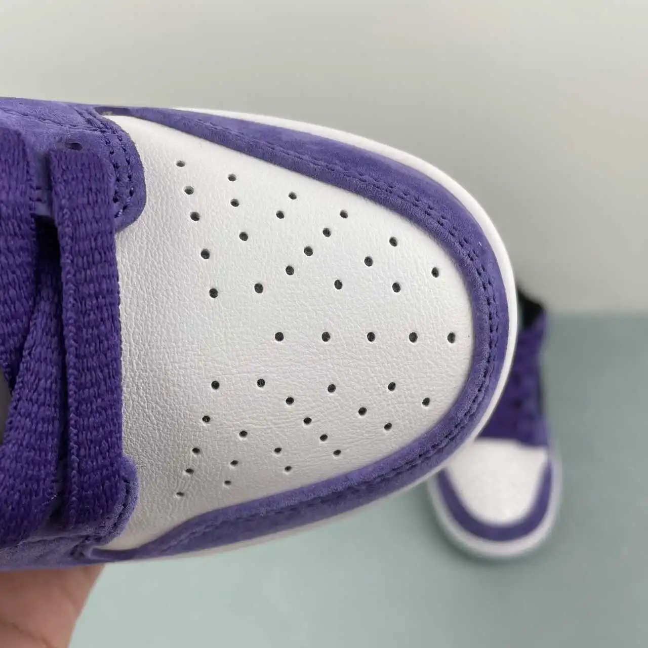 Nike Dunk Low Purple Black White Color-Blocked 8