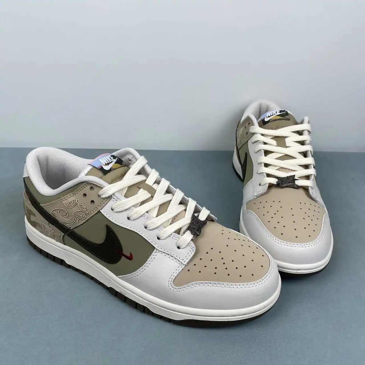 Nike Dunk Low Off-White Olive Green – IQ1118-220 thumbnail 2