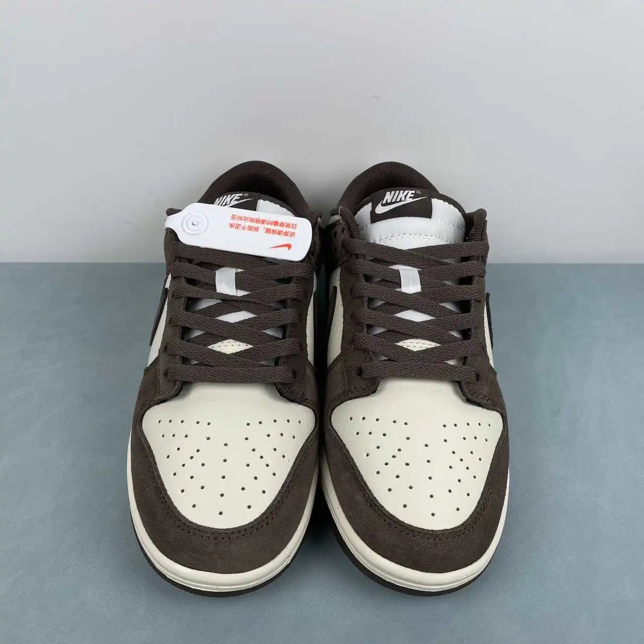 Nike Dunk Low Brown White Color-Blocked thumbnail 3