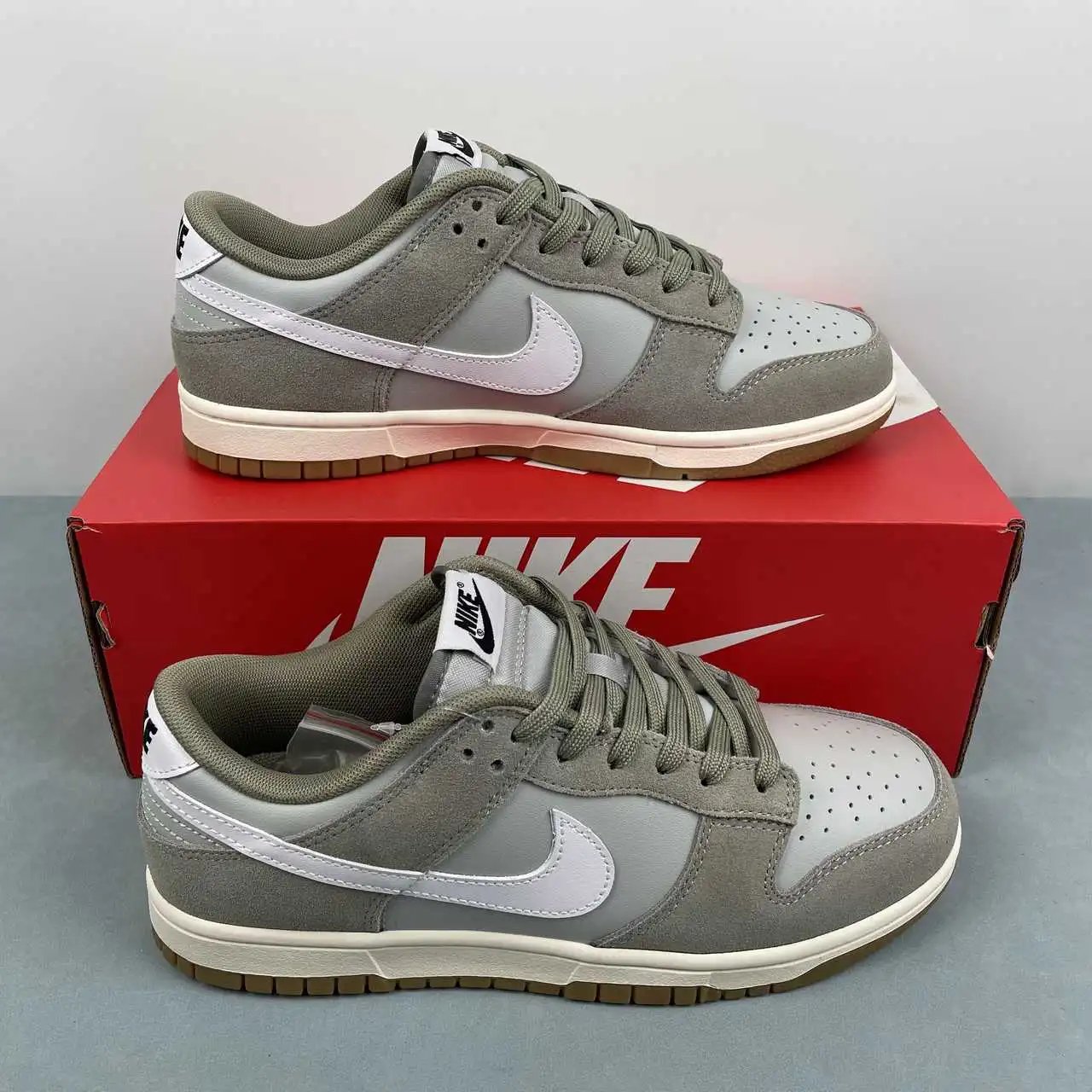 Nike Dunk Low Grey Off-White Brown Color-Blocked – IB6399-002