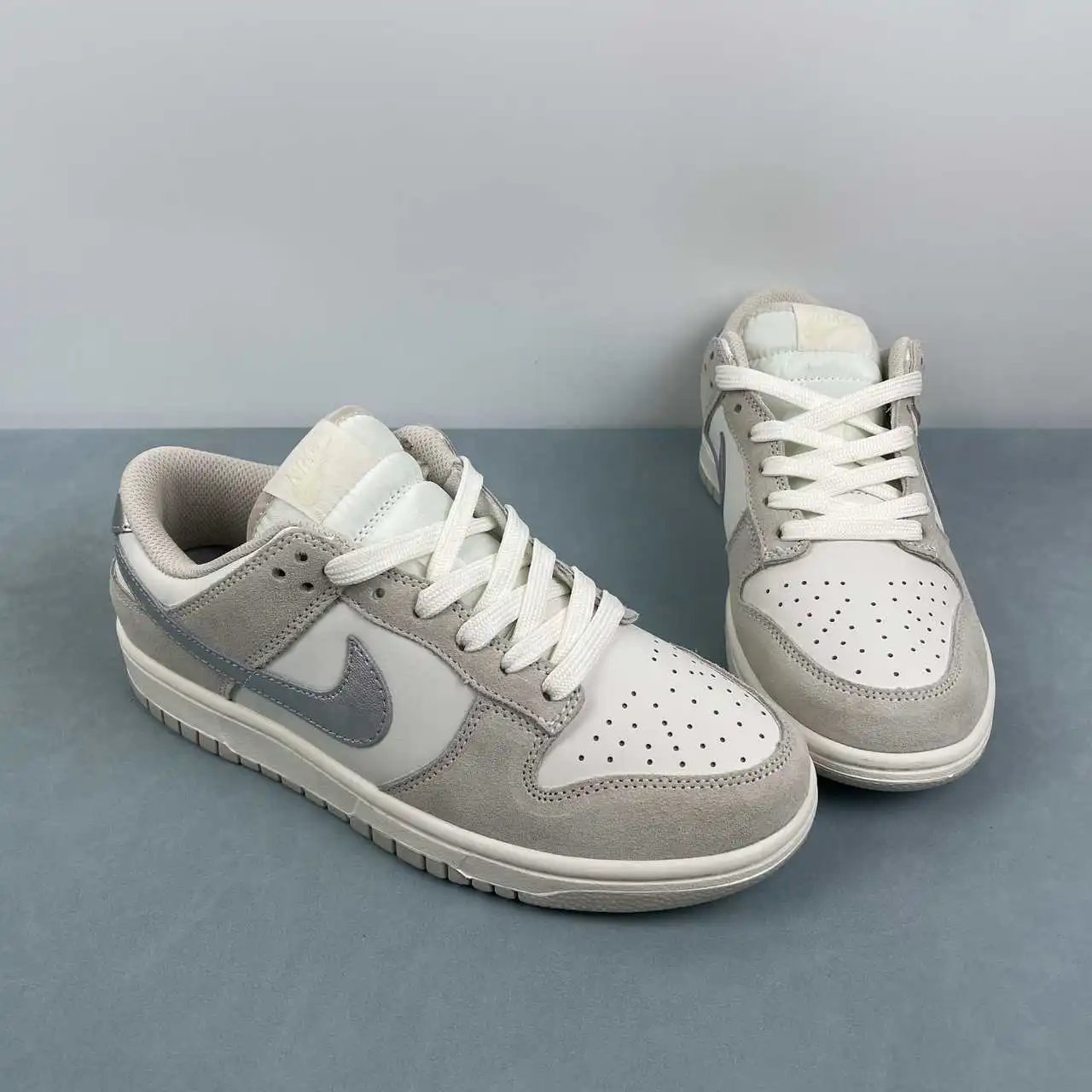 Nike Dunk Low Off-White Grey Silver Color-Blocked – II7651-133 thumbnail 2