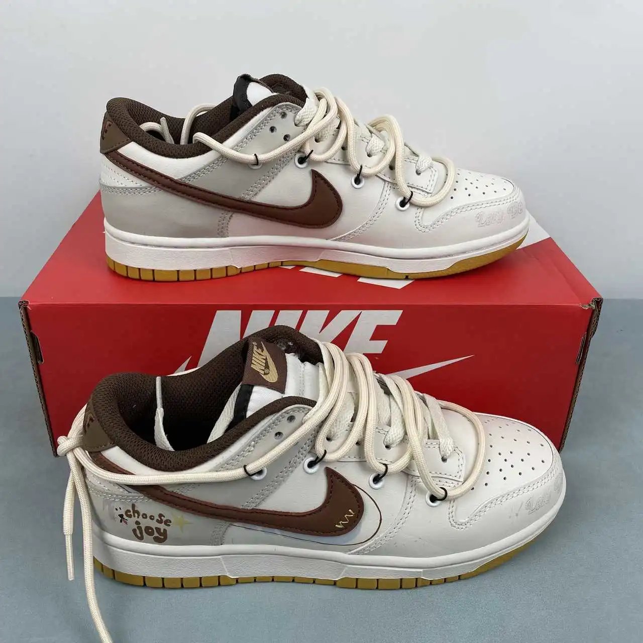 Nike Dunk Low Off-White Brown Color-Blocked – HM3695-071