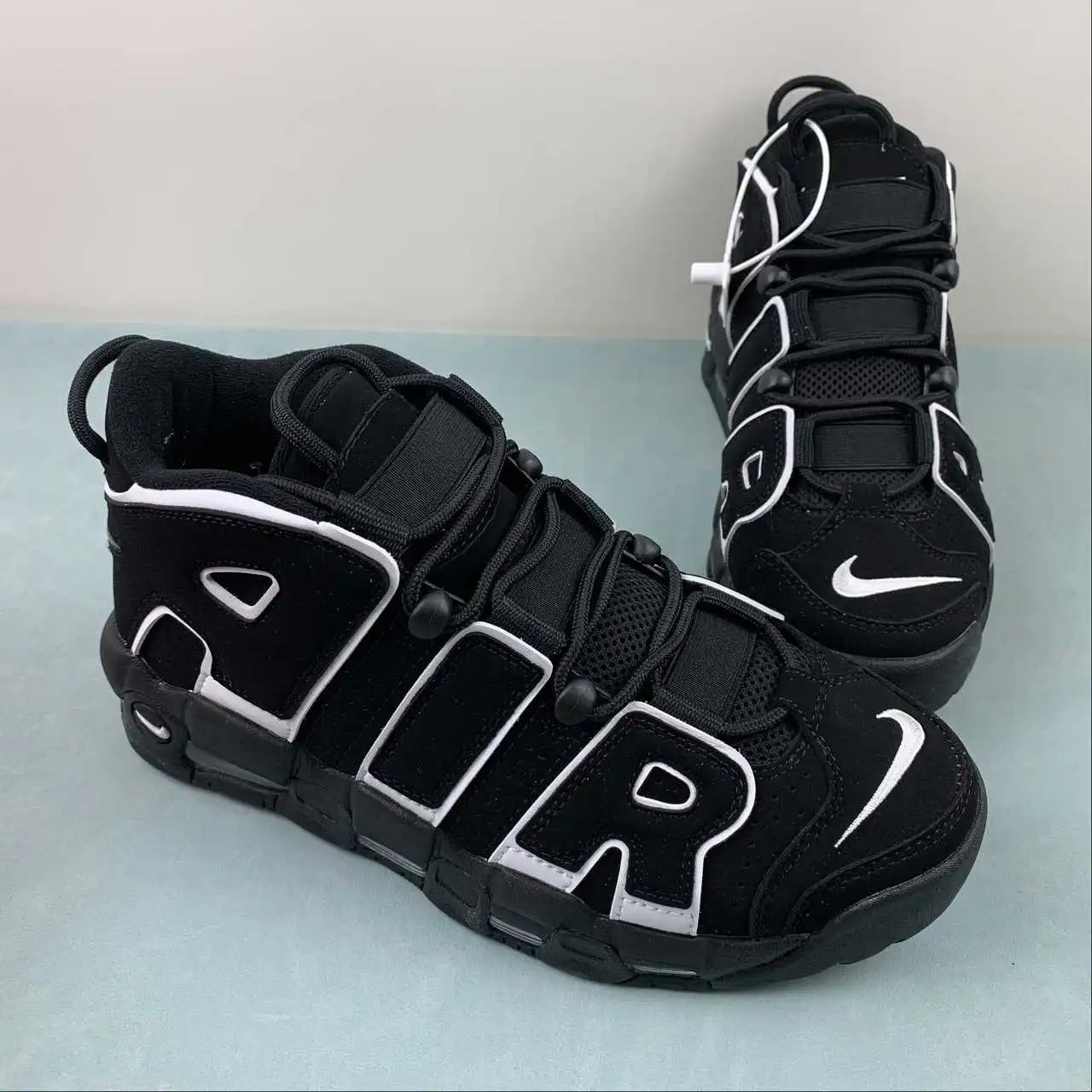 Air More Uptempo Black White – FV2291-001 thumbnail 2