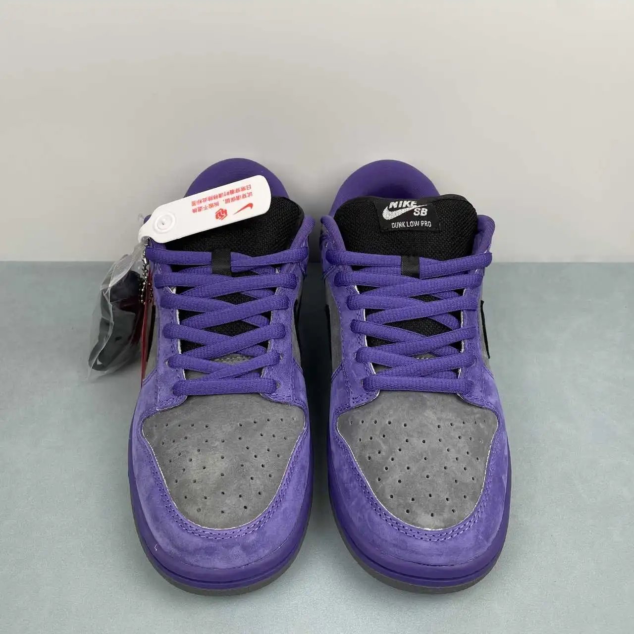 Nike Dunk Low Purple Grey Black thumbnail 3
