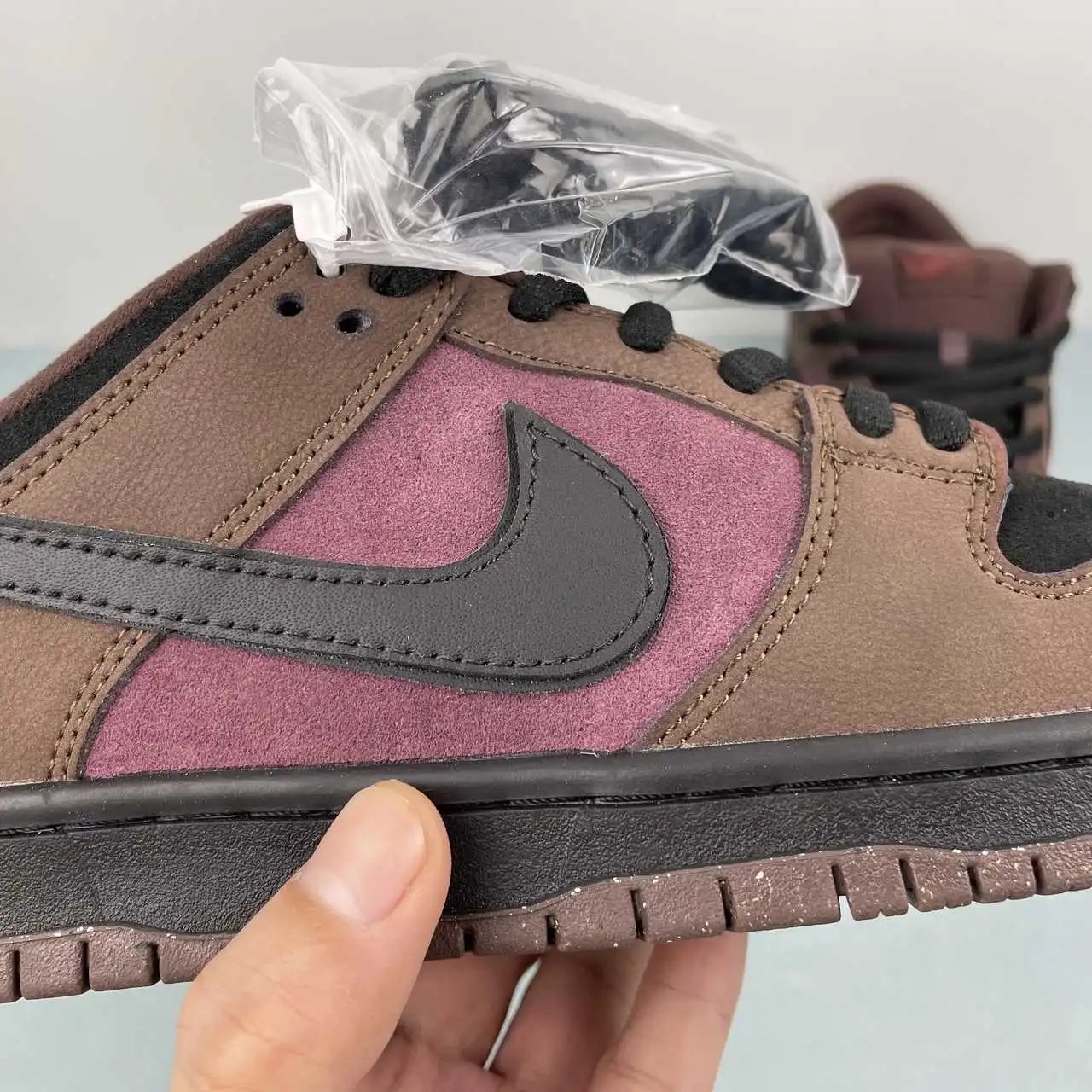 Nike Dunk Low Brown Purple Black Color-Blocked 6