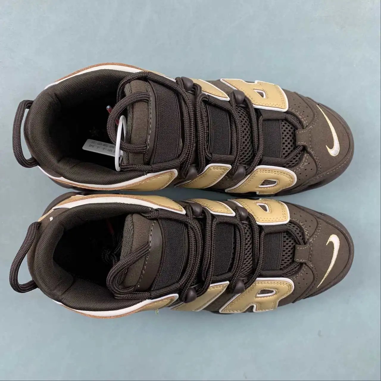 Air More Uptempo Brown Yellow OG – FB8883-200 thumbnail 4