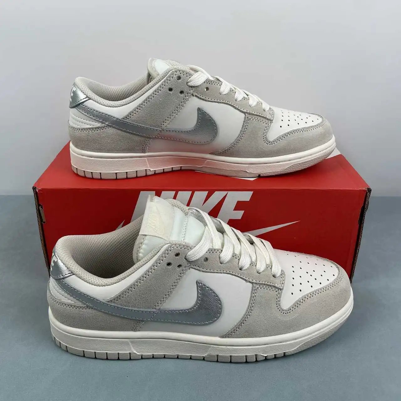 Nike Dunk Low Off-White Grey Silver Color-Blocked – II7651-133