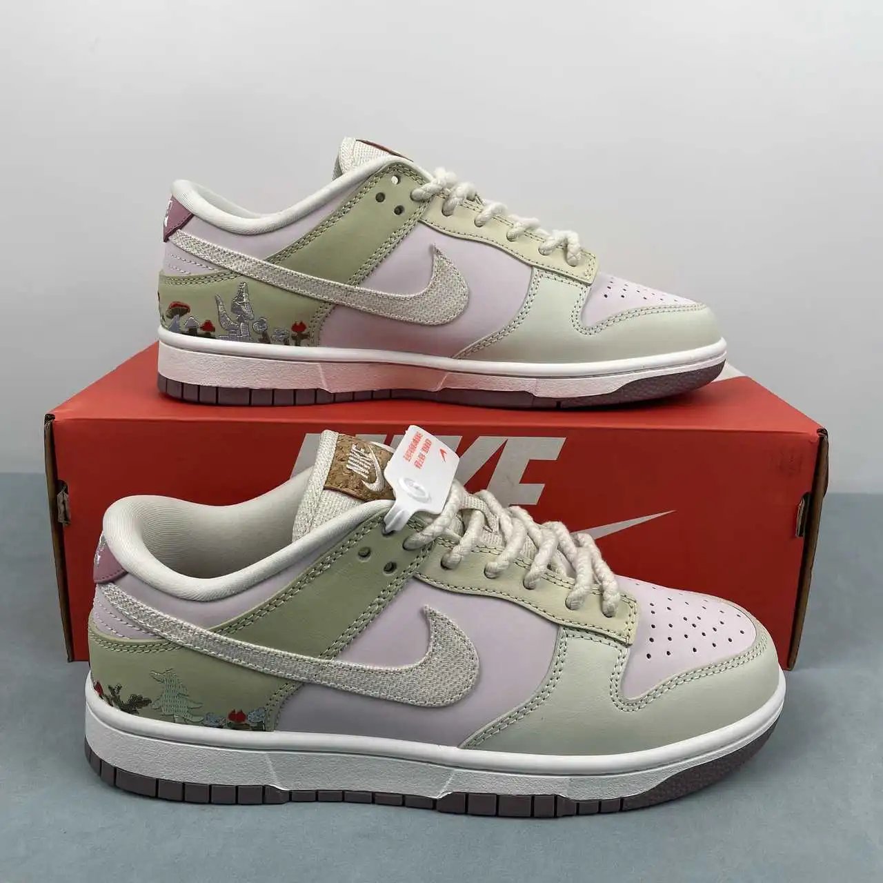 Nike Dunk Low Light Pink Green Color-Blocked – IB8876-661