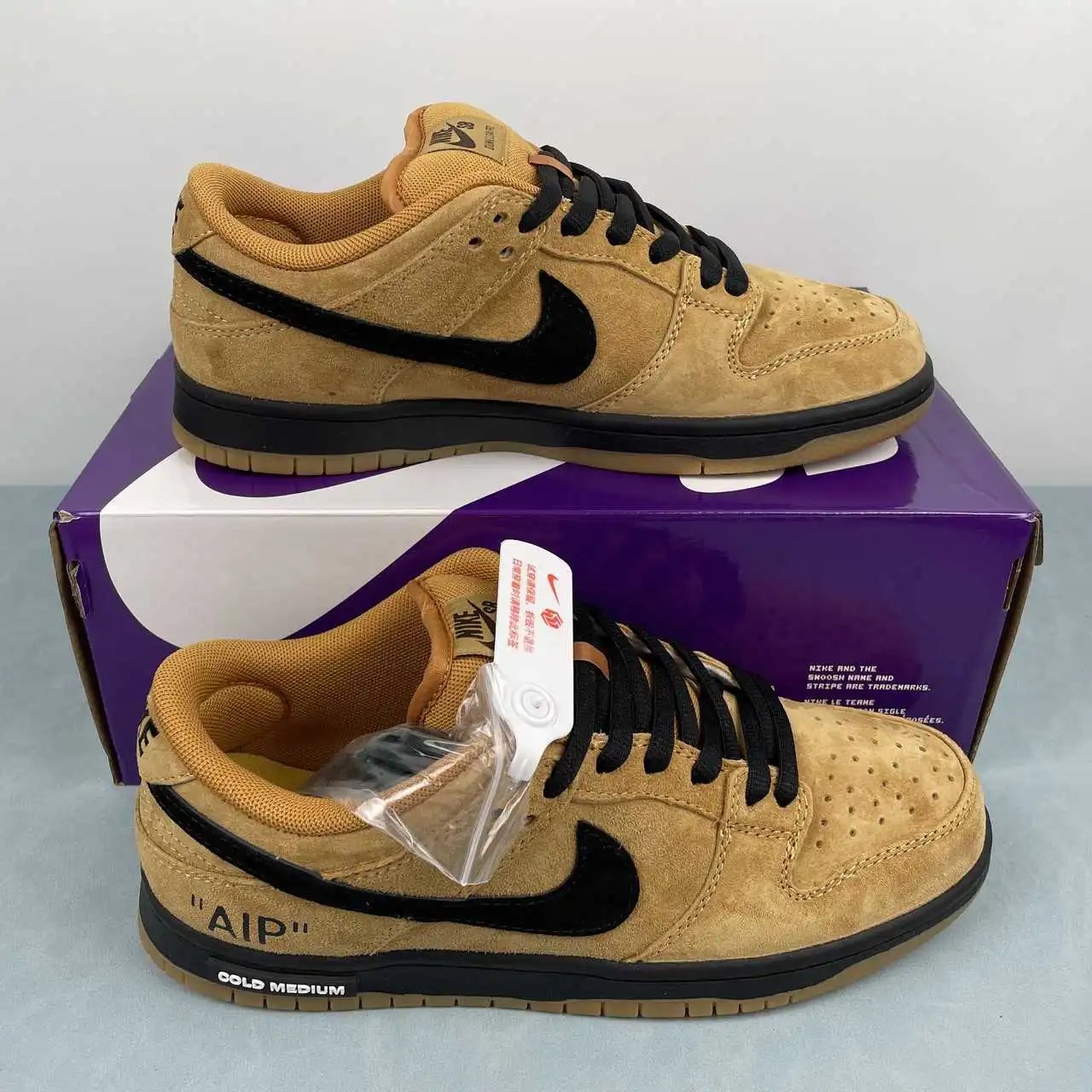 Nike Dunk Low Wheat Black Color-Blocked – BQ6817-204