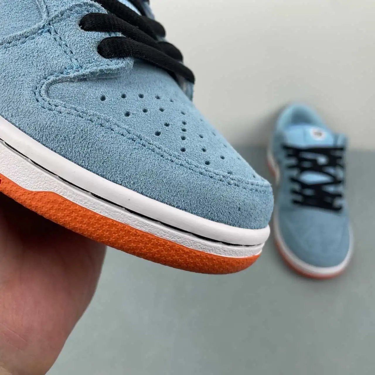 Nike Dunk Low Blue White Orange Color-Blocked 7