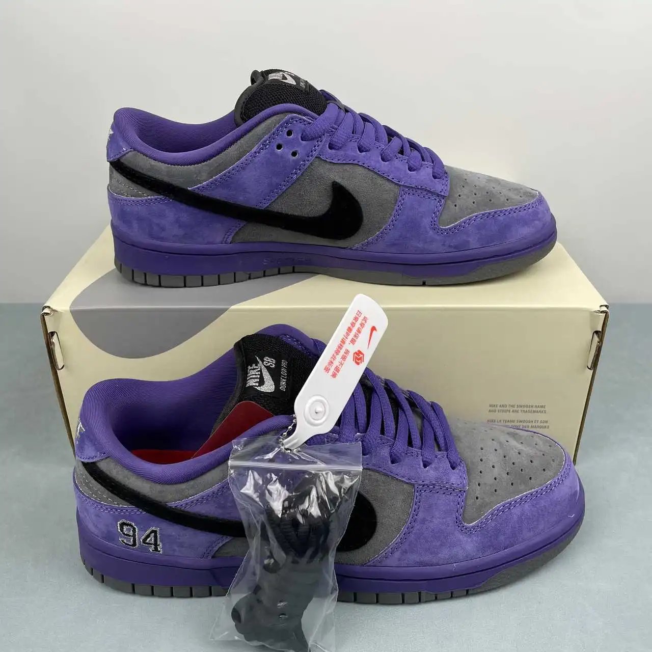 Nike Dunk Low Purple Grey Black