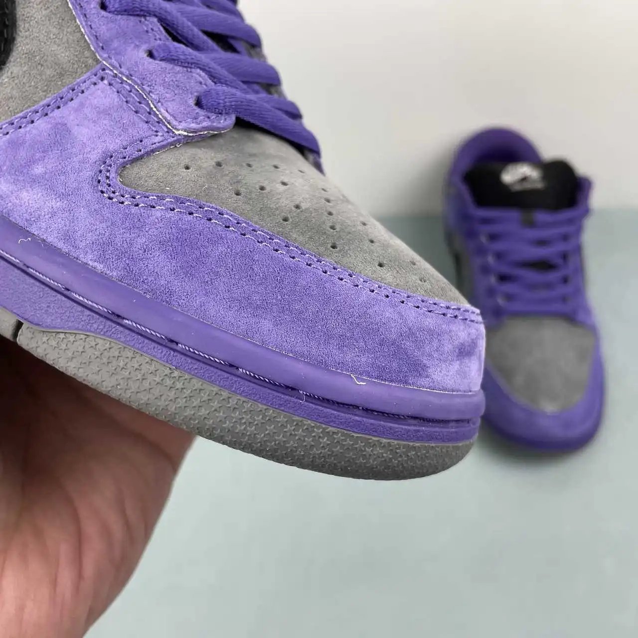 Nike Dunk Low Purple Grey Black 7
