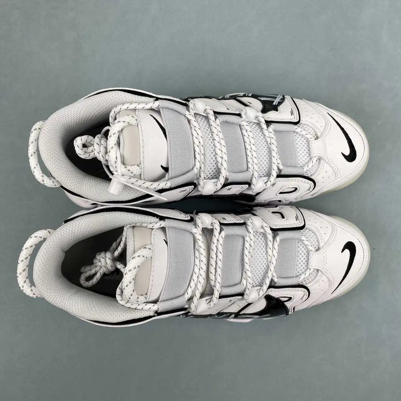 Air More Uptempo Black White Graffiti – DQ5014-100 thumbnail 3