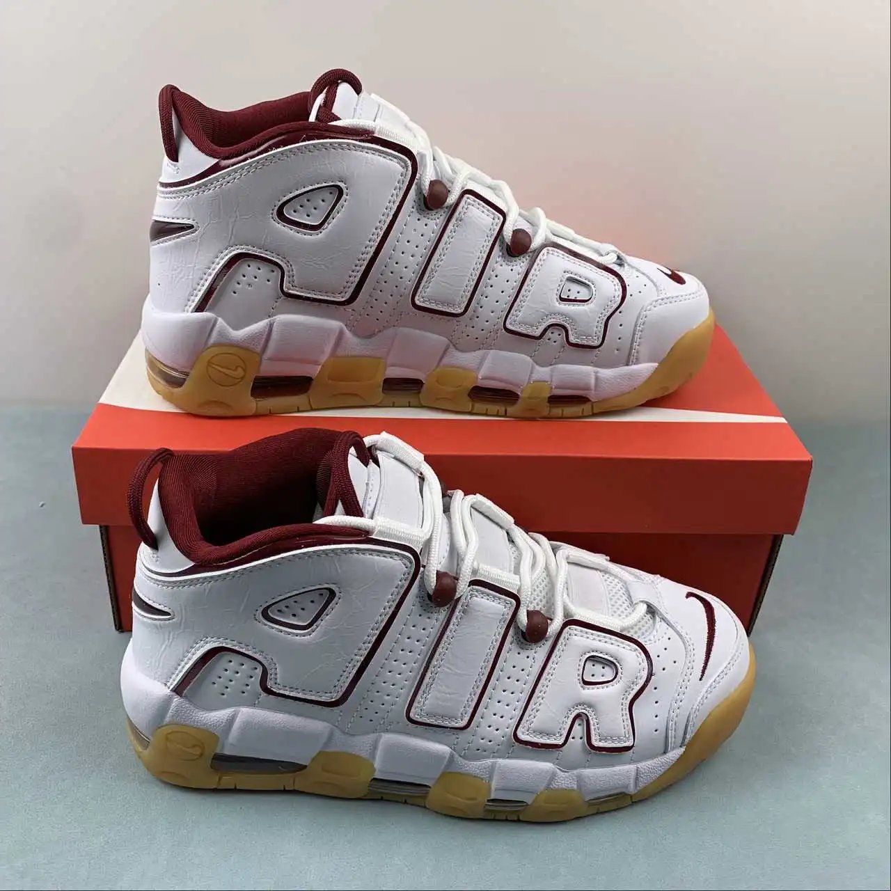 Air More Uptempo White Burgundy – FJ2846-100