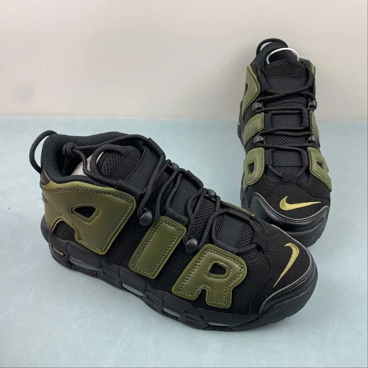 Air More Uptempo Olive Green – DH8011-001 thumbnail 2