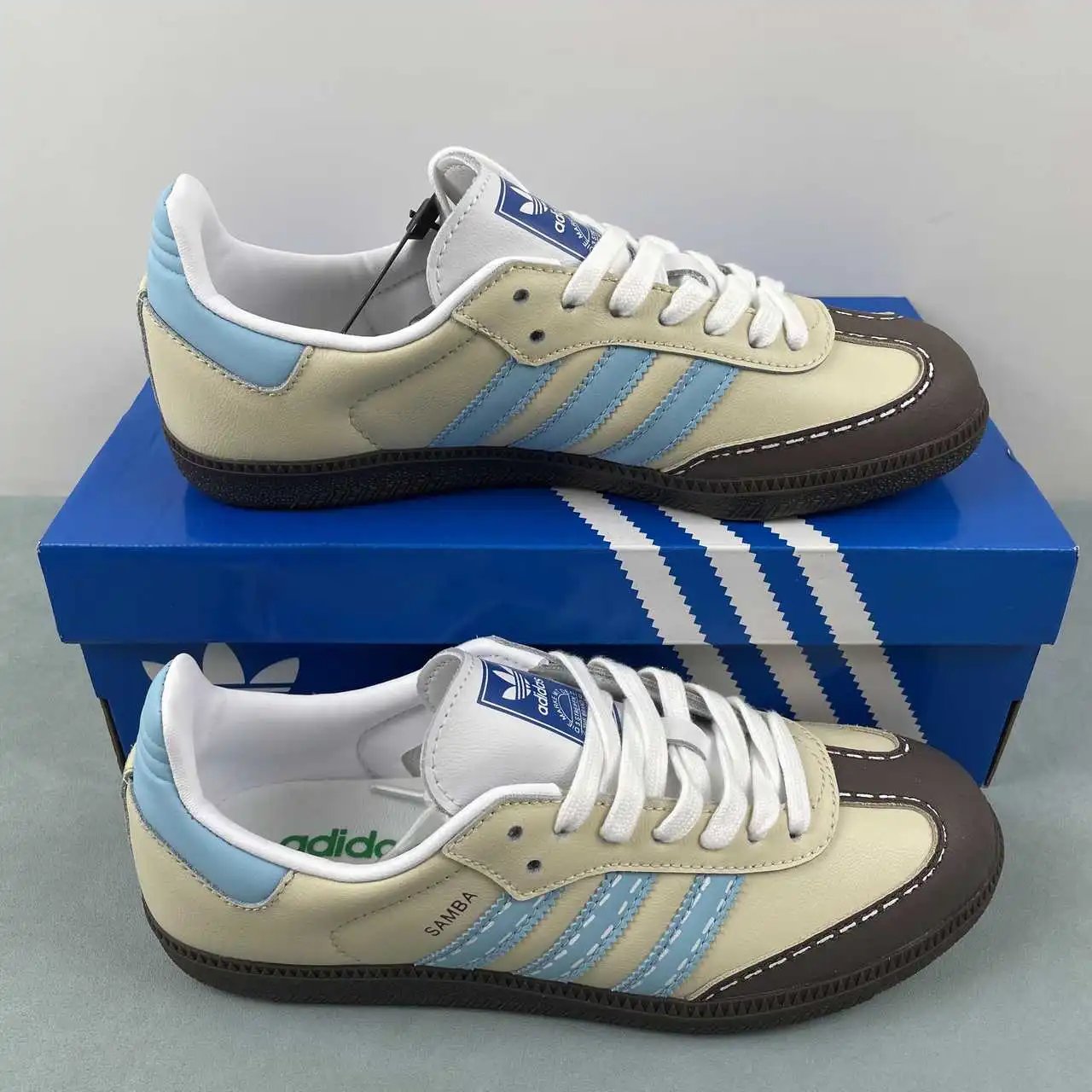 ADIDAS SAMBA 浅黄 IG1024