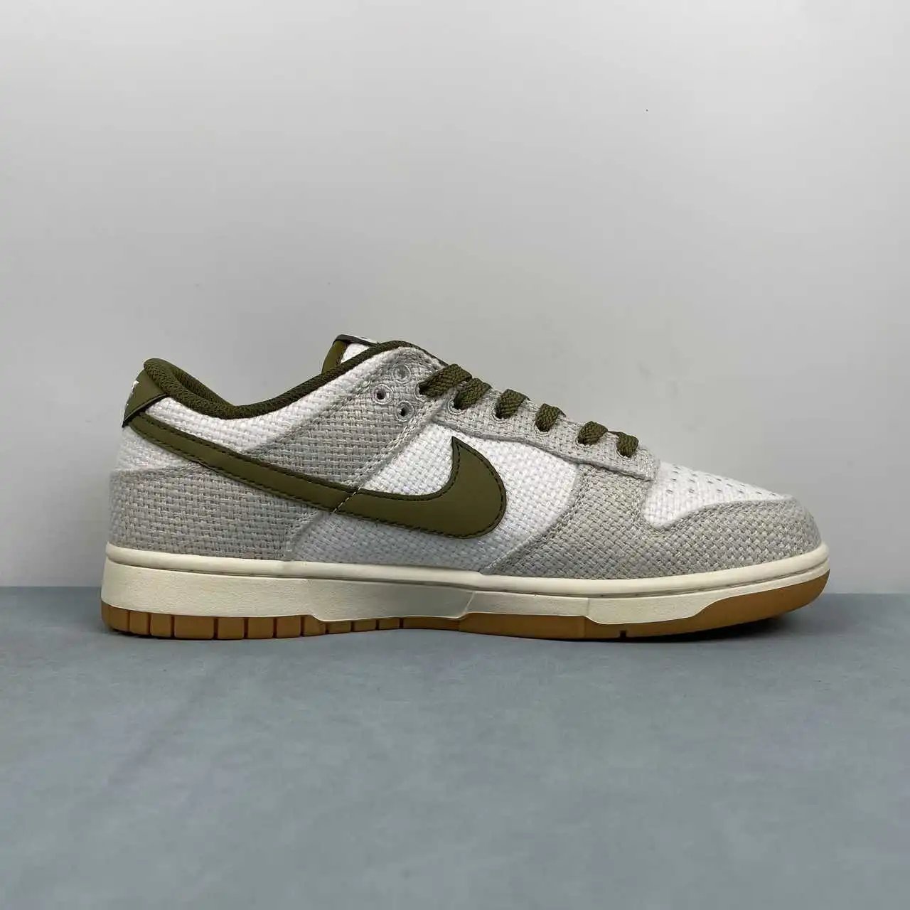 Nike Dunk Low Off-White Olive Green Color-Blocked 5
