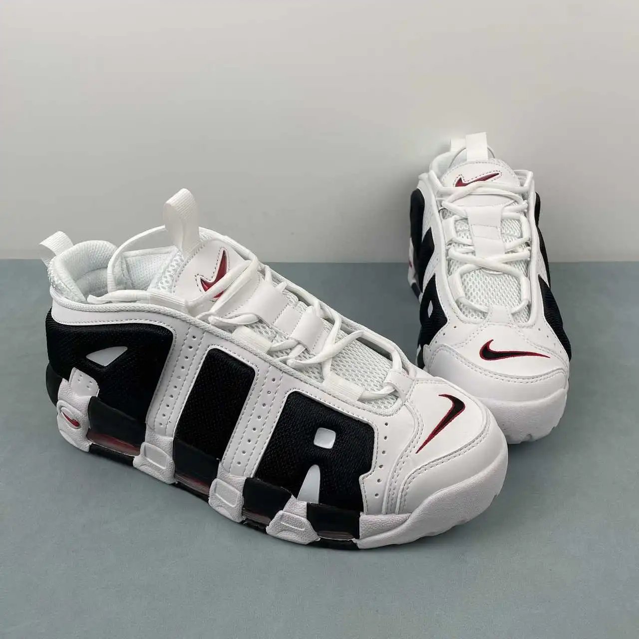Air More Uptempo Low White Black Red – FZ3055-105 thumbnail 2