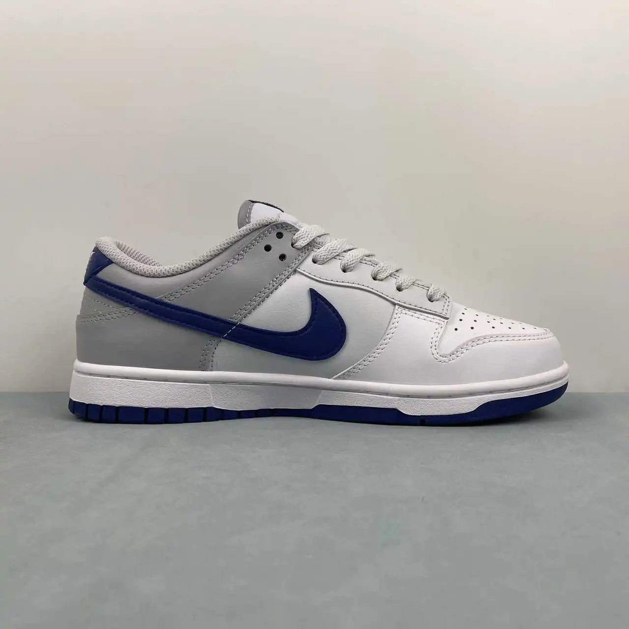 Nike Dunk Low White Grey Blue Color-Blocked 5