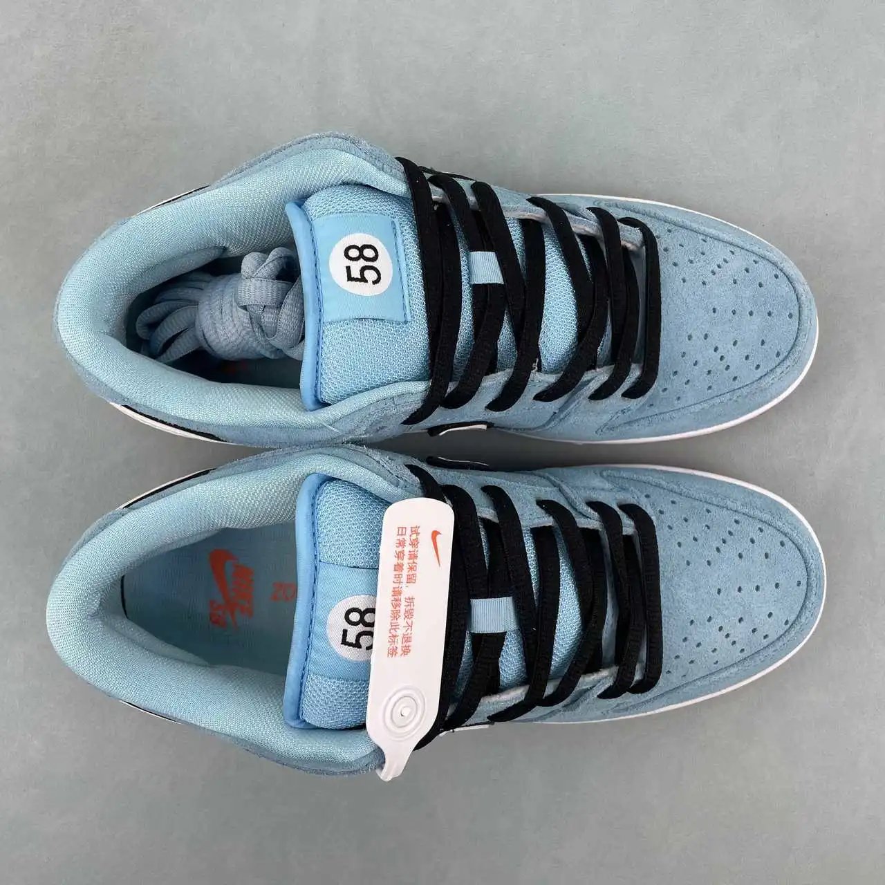 Nike Dunk Low Blue White Orange Color-Blocked 9