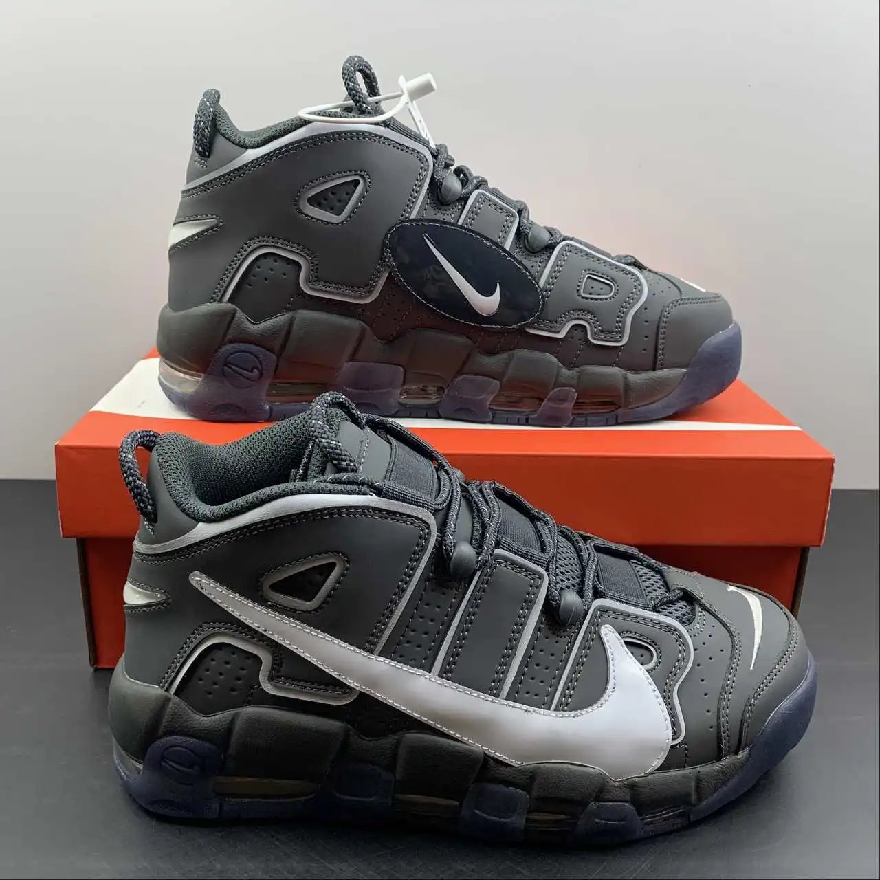 Air More Uptempo Black Grey – DQ5014-068