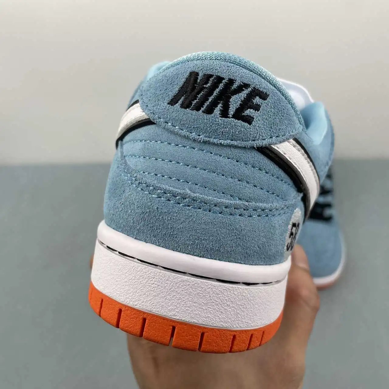Nike Dunk Low Blue White Orange Color-Blocked 10