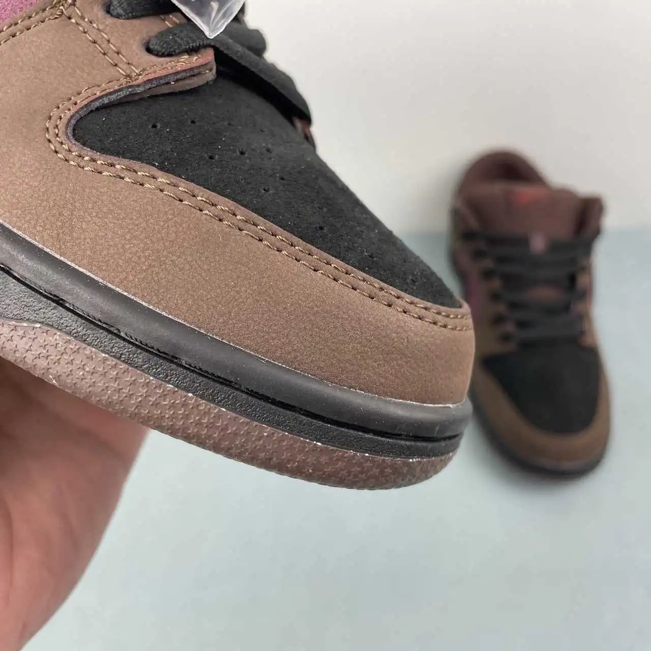 Nike Dunk Low Brown Purple Black Color-Blocked 7