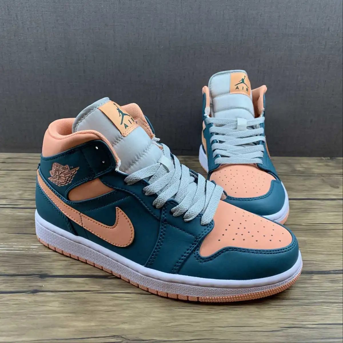 AJ1 Mid Blue Orange – BQ6472-308 thumbnail 2