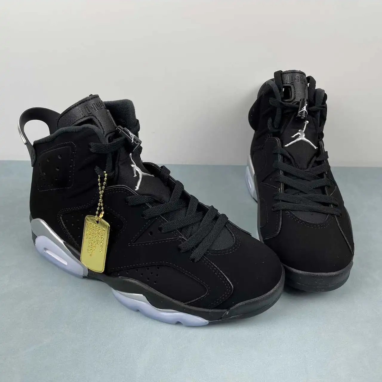 AJ6 Black Silver Mirror Silver – DX2836-001 thumbnail 2