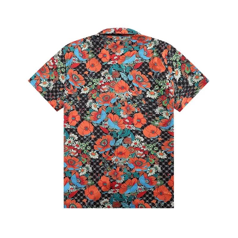 Dior Oblique Print Short-Sleeve Shirt and Shorts Set Gray - 41