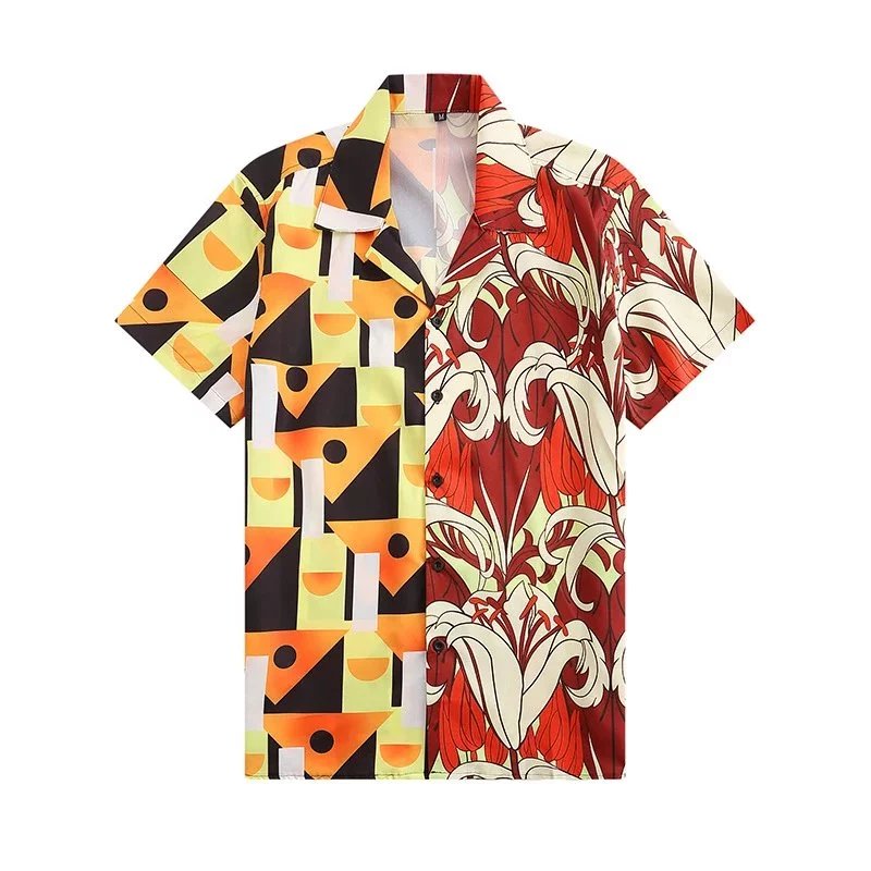 Dior Oblique Print Short-Sleeve Shirt and Shorts Set Gray - 42