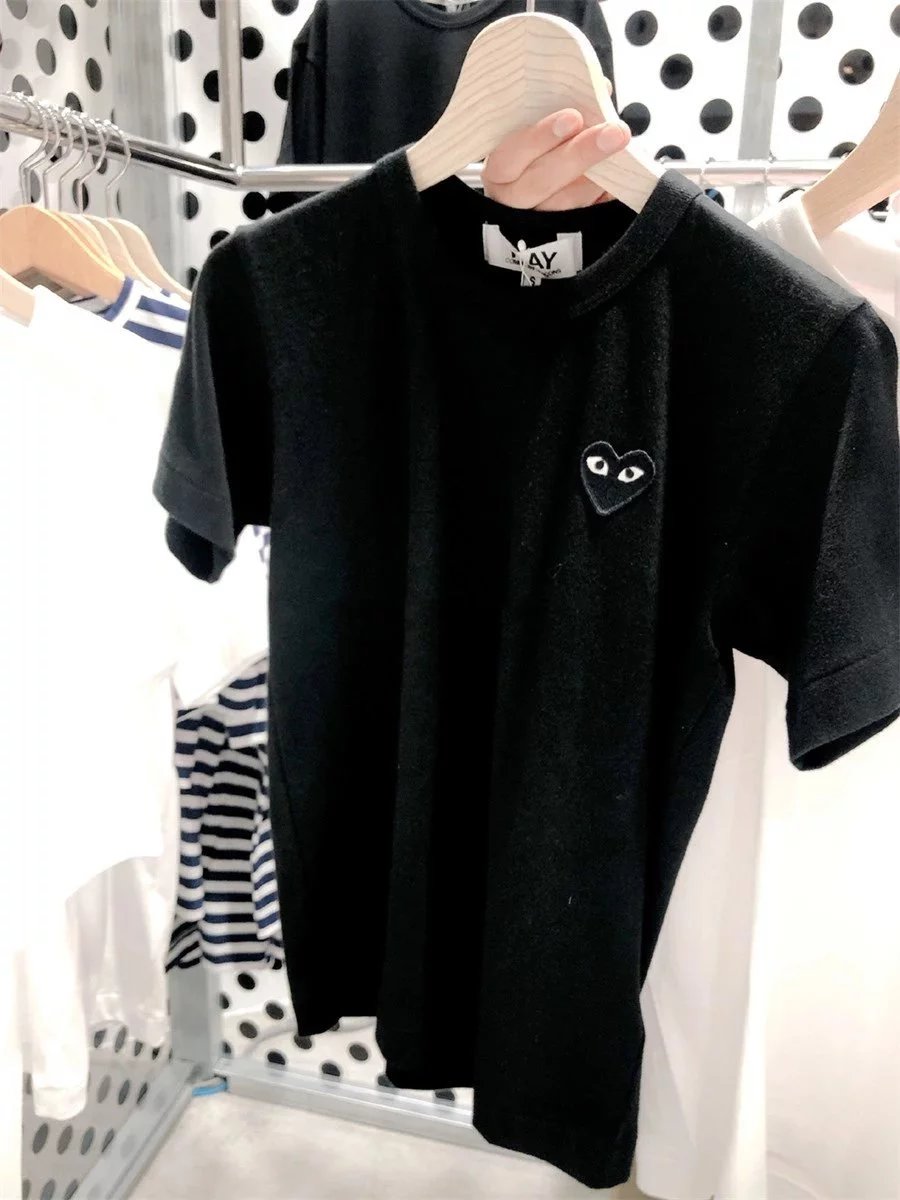 Play Comme des Garçons Red Heart Navy T-Shirt - 14