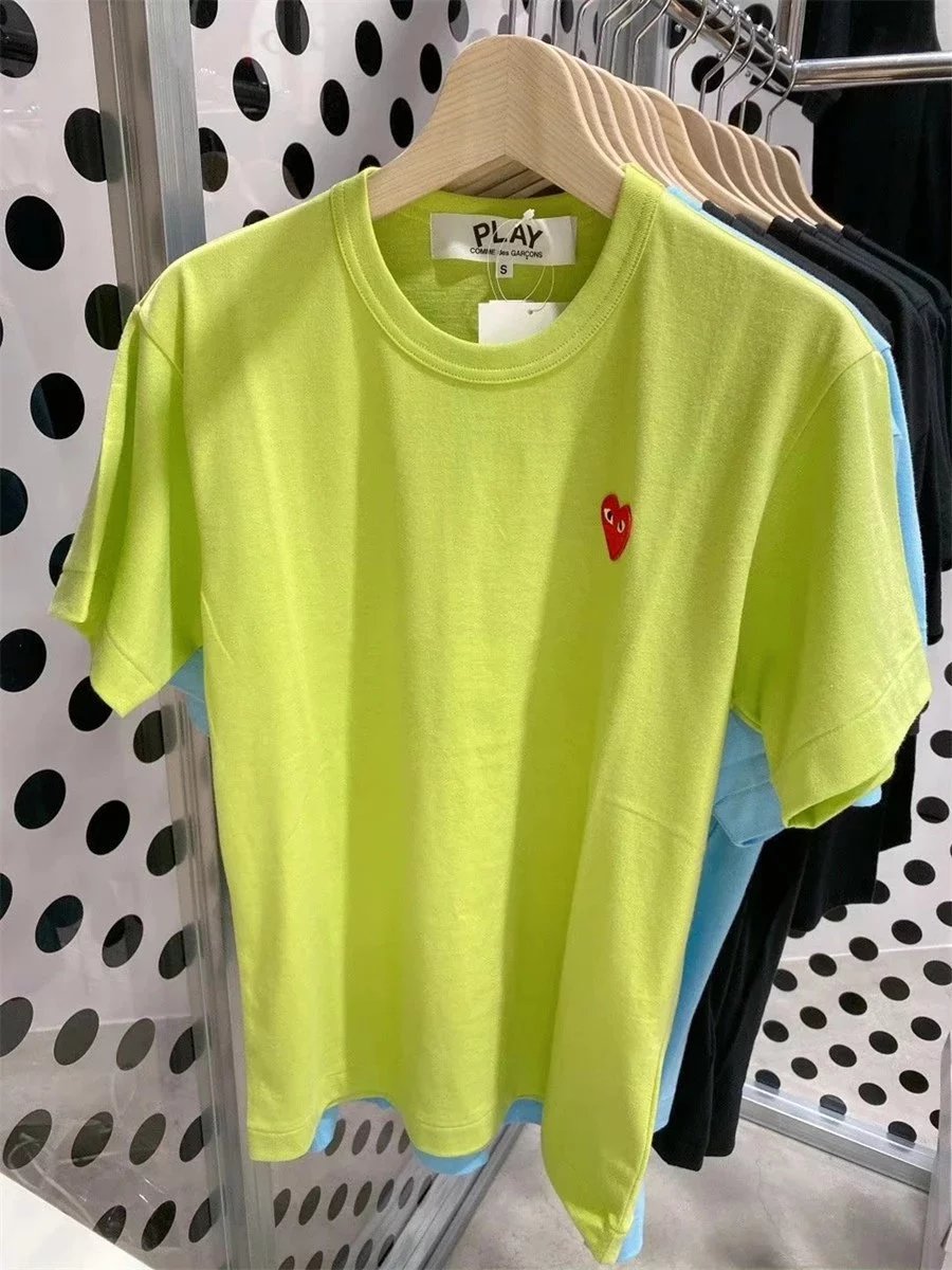 Play Comme des Garçons Red Heart Navy T-Shirt - 15