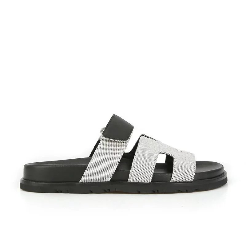 Beige Grey Patch Black