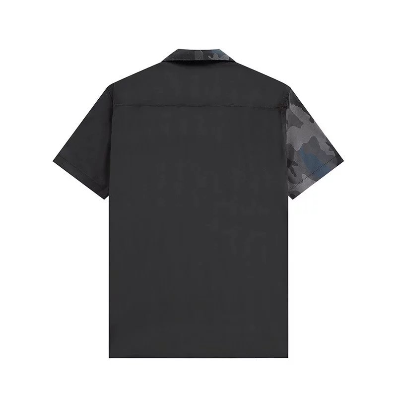 Dior Oblique Print Short-Sleeve Shirt and Shorts Set Gray - 47