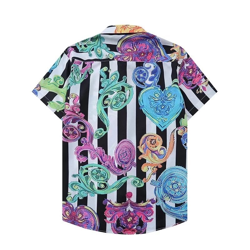 Dior Oblique Print Short-Sleeve Shirt and Shorts Set Gray - 31
