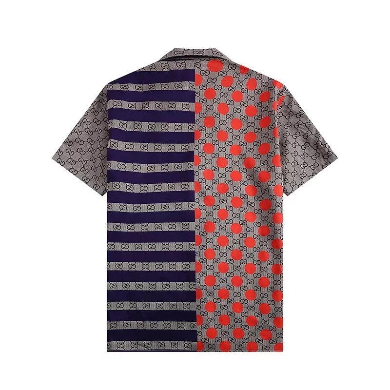 Dior Oblique Print Short-Sleeve Shirt and Shorts Set Gray - 45