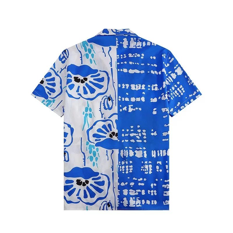 Dior Oblique Print Short-Sleeve Shirt and Shorts Set Gray - 53