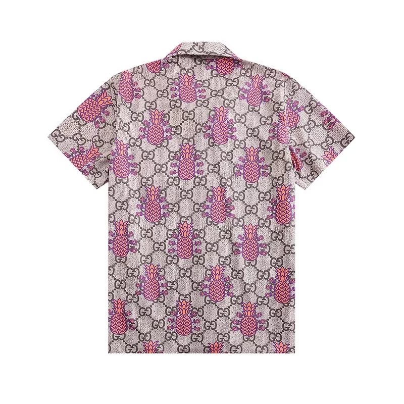 Dior Oblique Print Short-Sleeve Shirt and Shorts Set Gray - 19