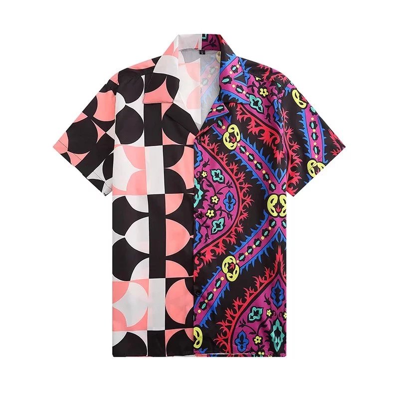 Dior Oblique Print Short-Sleeve Shirt and Shorts Set Gray - 26
