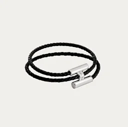 thumbnail for Purple Qi Donglai (in stock) HMS original leather cowhide bracelet bracelet with packaging for men and women SF Express will be restocked in a week