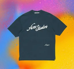 thumbnail for Jenny Turtle (Spot) Self-Owned 25SSAC 3D Three-dimensional Embroidery Logo Washed Royal Blue Crew Neck Tee 3D Three-dimensional Tailoring Xinjiang Long-staple Cotton Mercerized Bead Ground Hem Slit Design