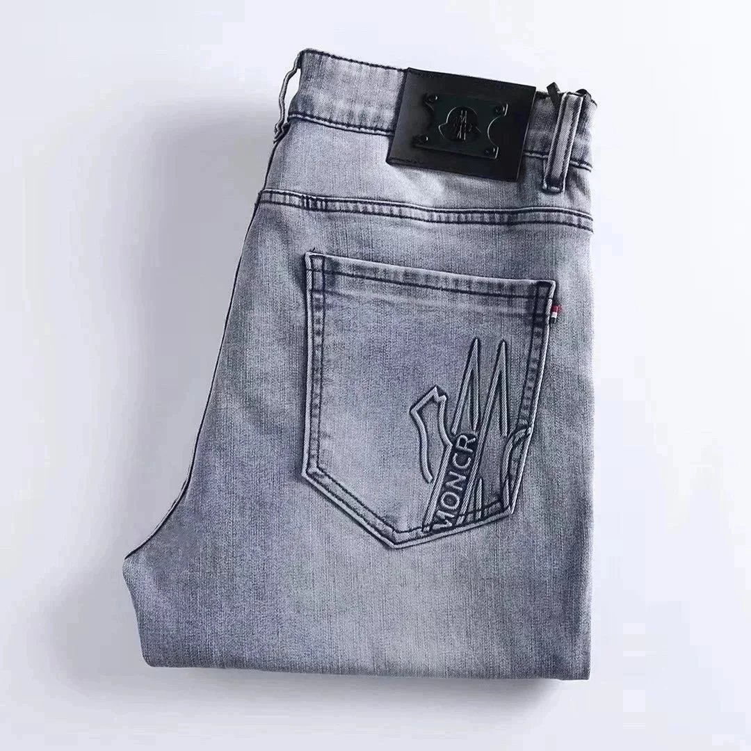 Dior Oblique Print Denim Jeans Light Wash - 10