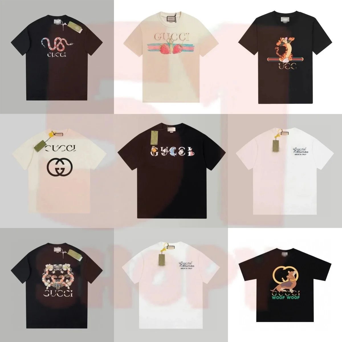 Gucci Logo Print Bla